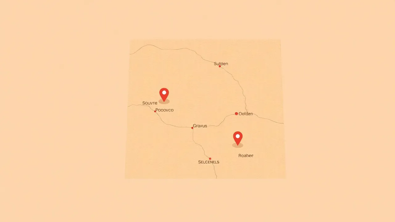 Stylized illustration of Utah with location pins on major cities